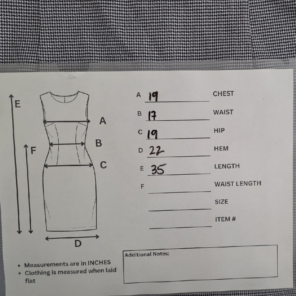 Tommy Hilfiger Vintage Shift Dress – Size 10–Mini Houndstooth Pattern- Hong kong - Picture 8 of 8